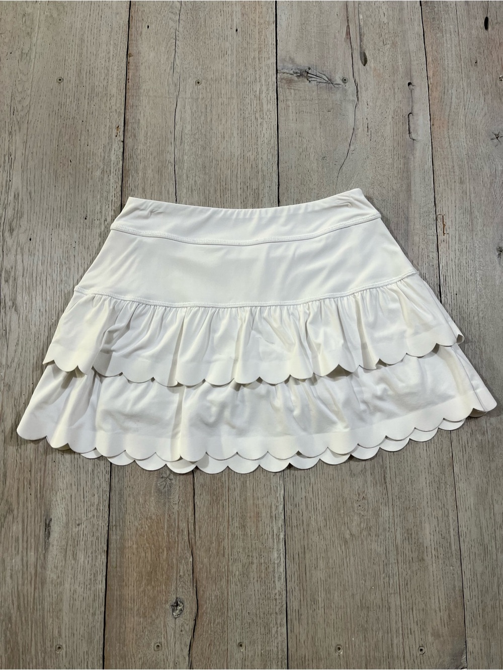 LILLY PULITZER LUXLETIC MIESHA SKORT WHITE UPF 50+ SIZE XXS